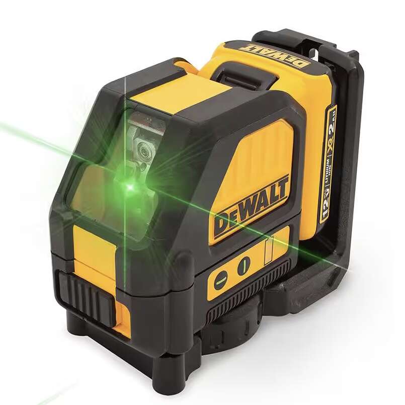 DEWALT 12V MAX Lithium-Ion 165 ft. Green Self-Leveling Cross-Line Laser Level with 2.0Ah Battery, Charger, and Case