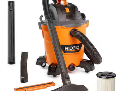 RIDGID 12 Gallon 5.0 Peak HP NXT Shop Vac Wet Dry Vacuum with General Debris Filter, Locking Hose