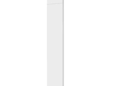 Hampton Bay 24 in. W x 84 in. H Refrigerator End Panel in Satin White