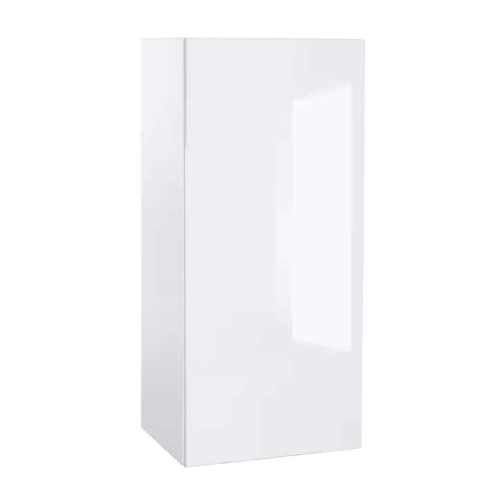 Cambridge Quick Assemble Modern Style, White Gloss 21 x 42 in. Wall Kitchen Cabinet (21 in. W x 12 D x 42 in. H)
