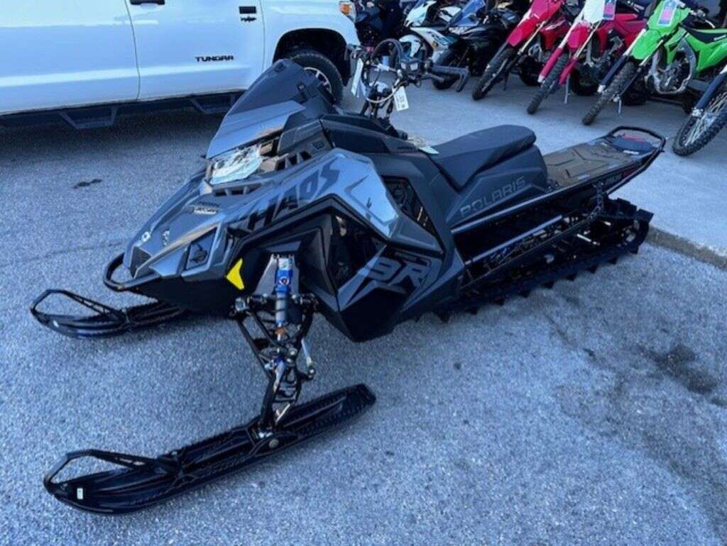 2025 Polaris® 9R RMK KHAOS 155 Shadow Gray / Gloss Black