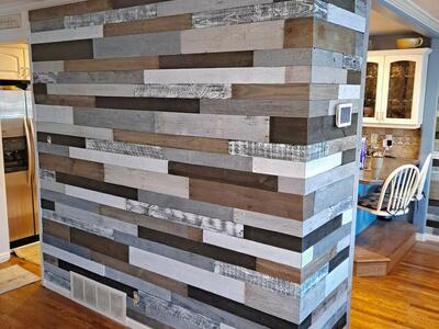 Reclaimed Pallet Walls $3/sqft or Installed $9sqft