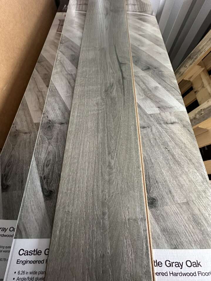 Castle Gray Oak Engineered Hardwood Flooring