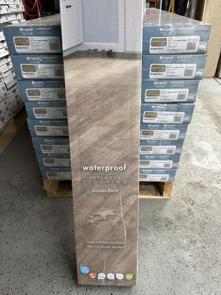 Acadia Birch Waterproof Hardwood Flooring