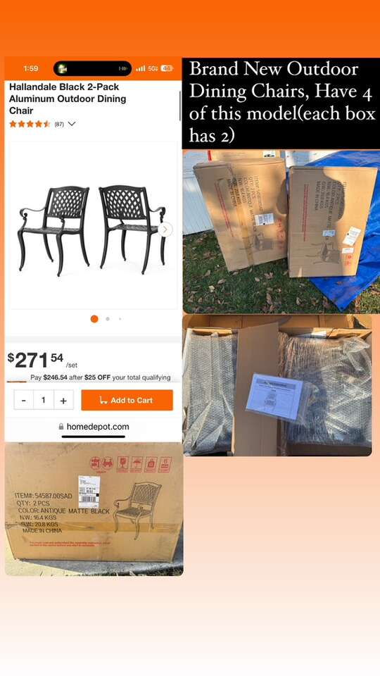 Outdoor Patio Chairs Furniture