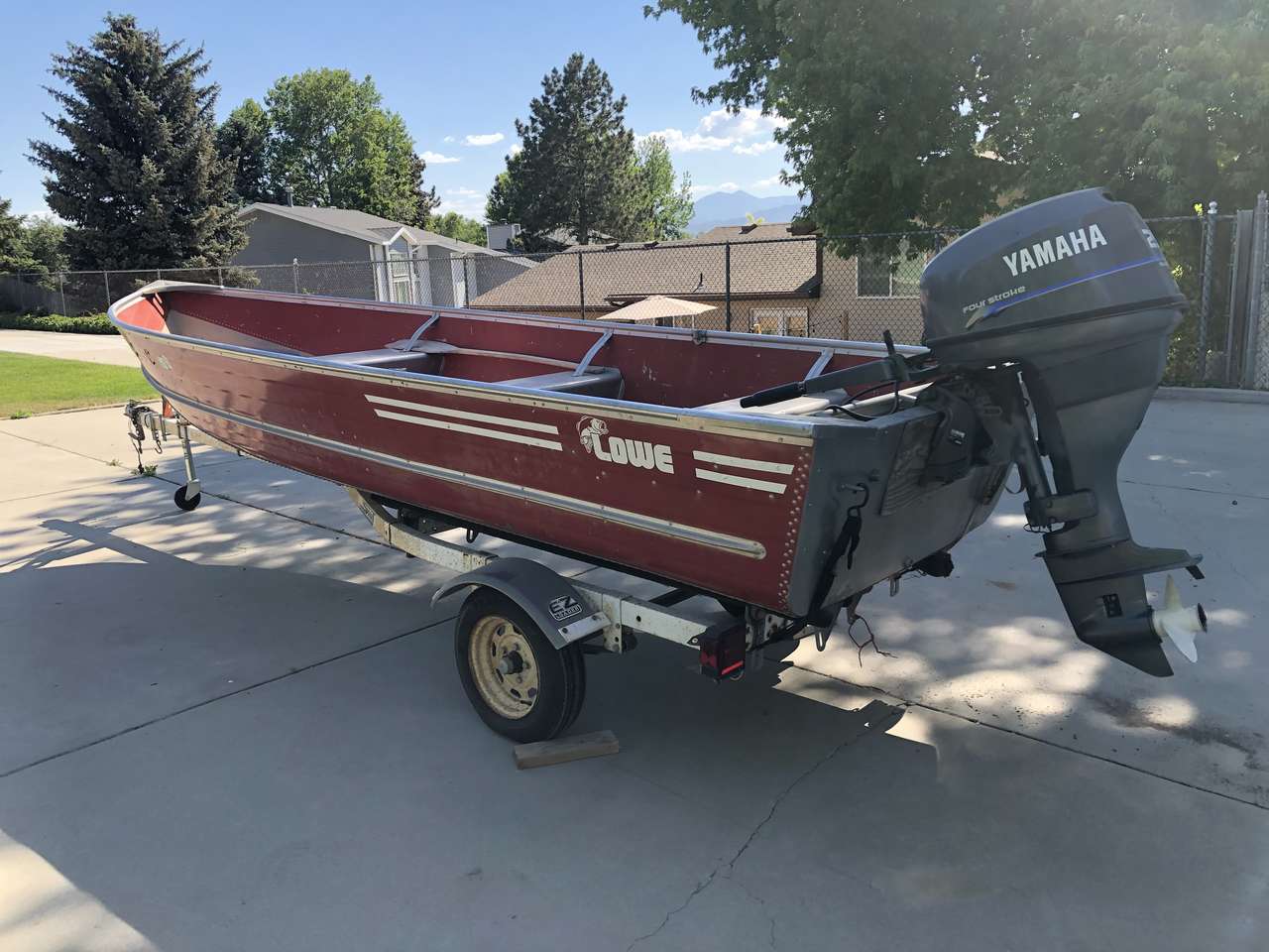 Fishing Boat Rental with 25 HP Yamaha Outboard