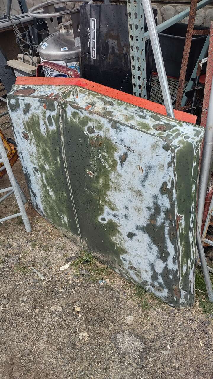 Semi-Vintage Truck Hoods and Doors (Great Man Cave Decor.)