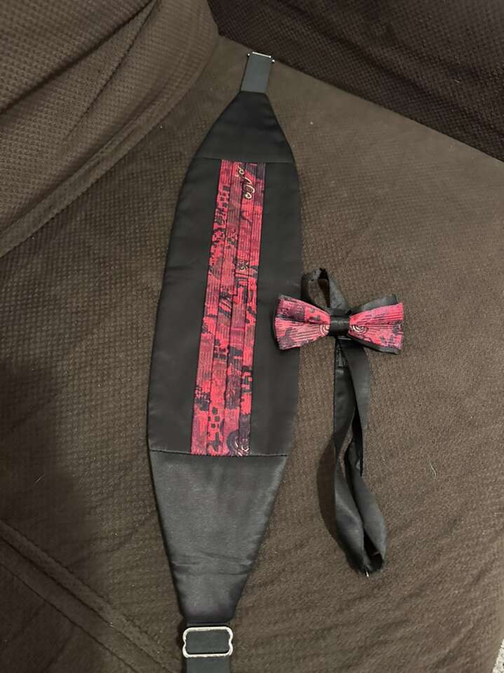 Tuxedo Belt and Bow Tie