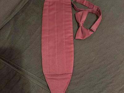 Tuxedo Belt and Bow Tie