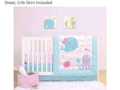 Brand New 3 Piece Crib Set Ocean