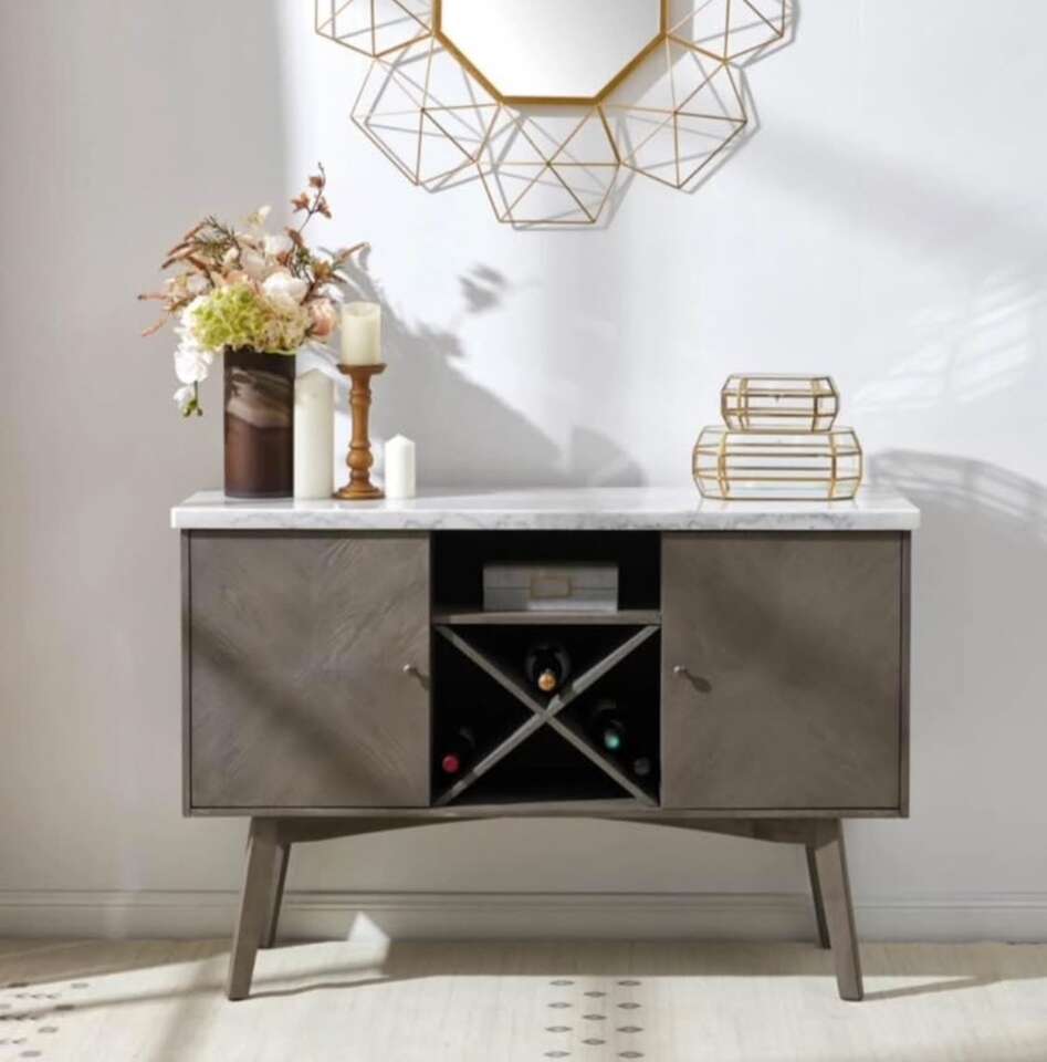 Ashley furniture, RobstyNe Dining Server Marble To