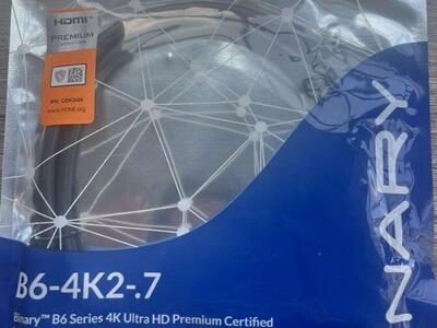 Binary B6 Series 4K Ultra HD HDMI Cable High Speed