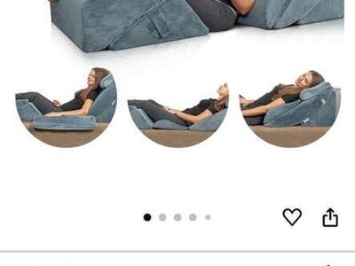 6pcs Ortho Bed Wedge Pillow Set, Navy