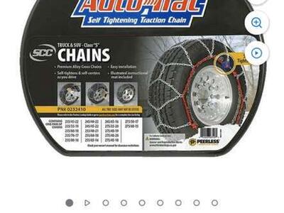 Peerless Chains Light Truck/SUV Tire Chains, New