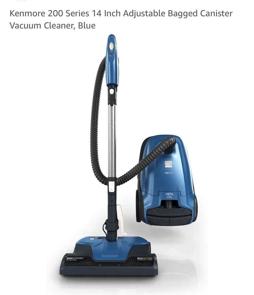Kenmore Caniater 14 Inch 200 Series vacuum, Blue