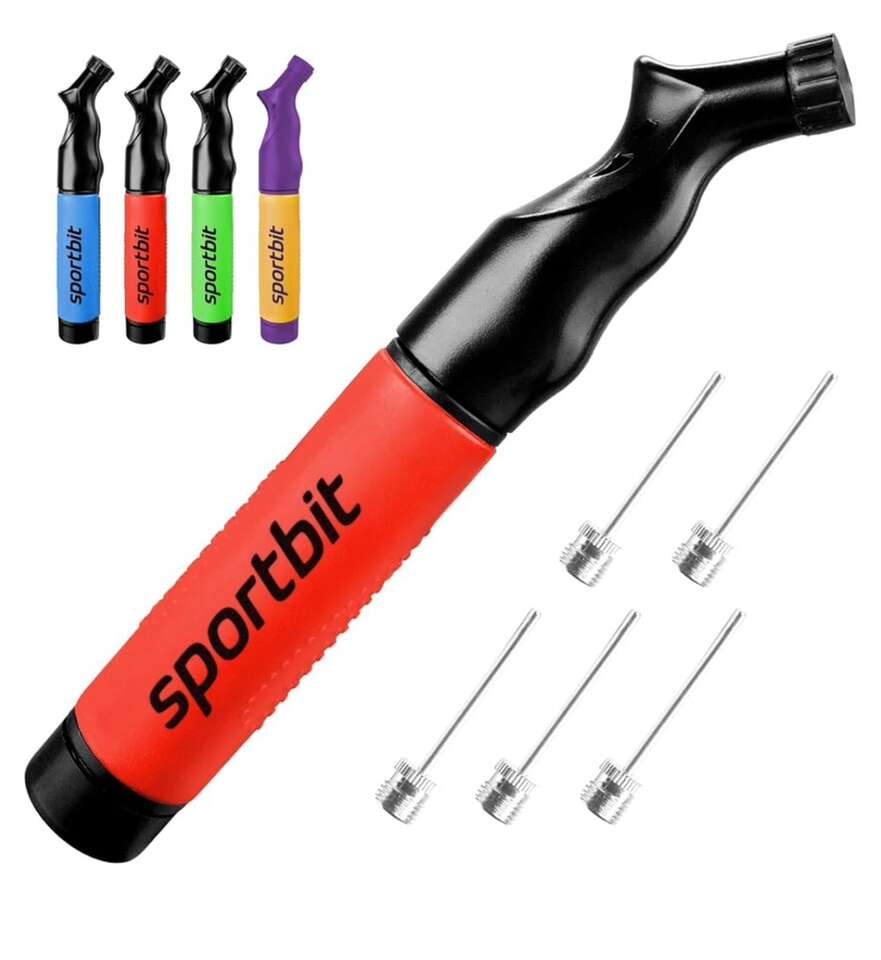 Ball pump with 5 needles, sportbit, brand new