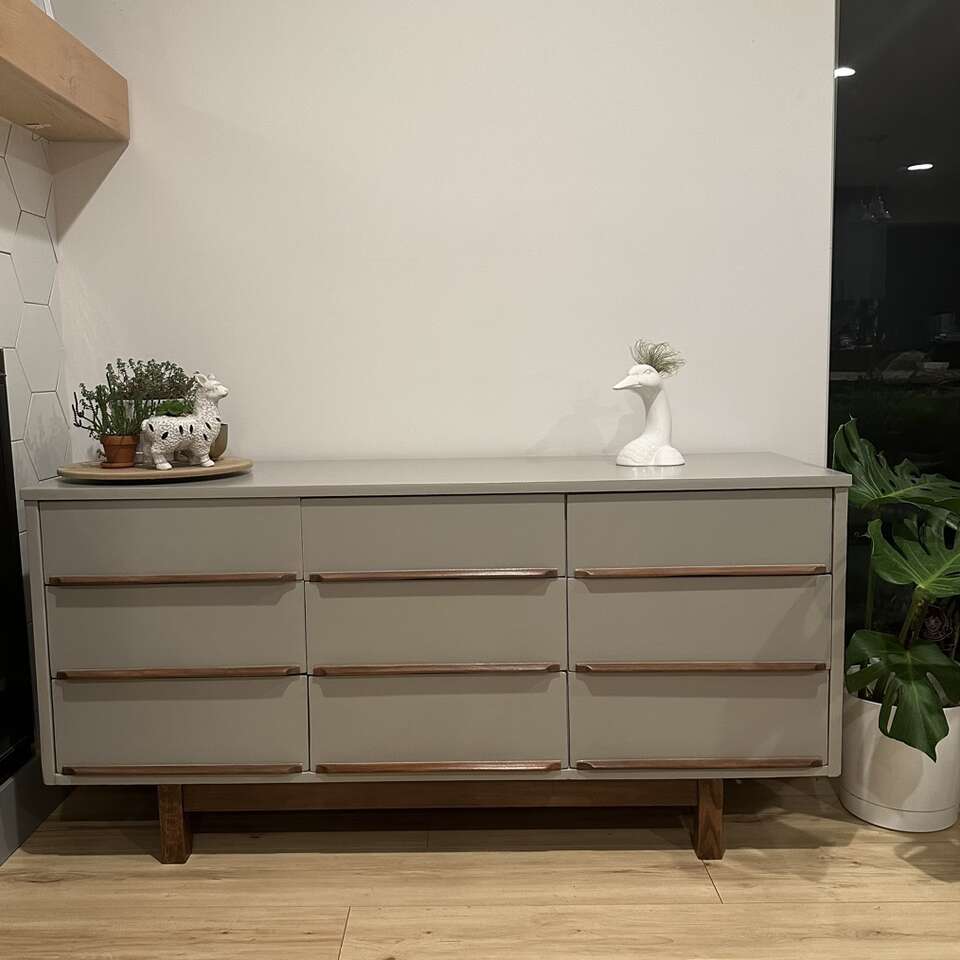 Mid Century Refinished Sideboard Furniture