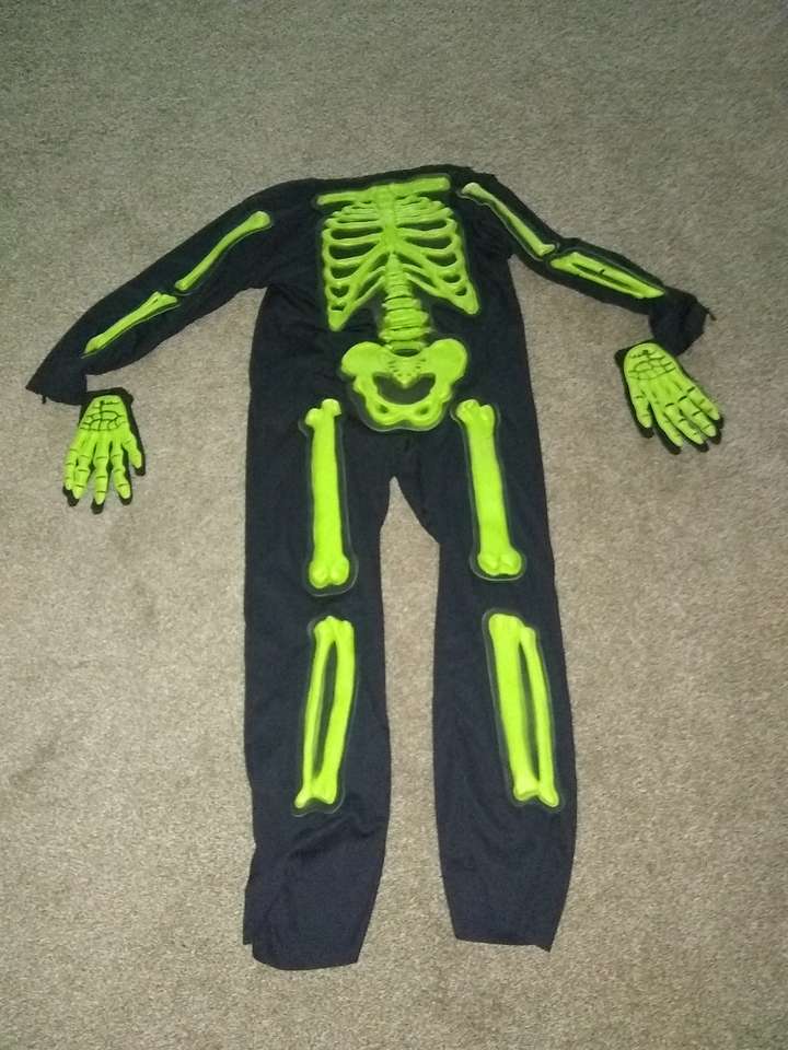 Green Skeleton Costume