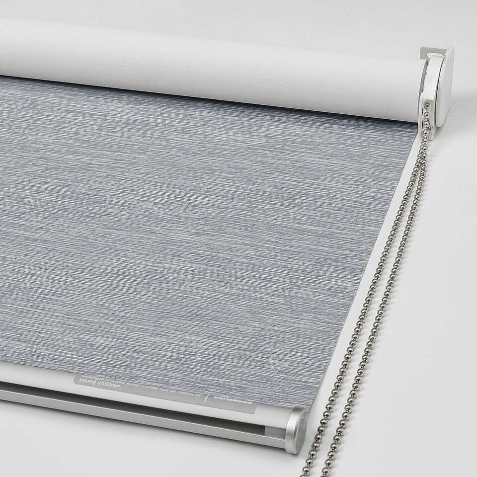 Blackout Roller Shade Light Grey 70" W x 72" H