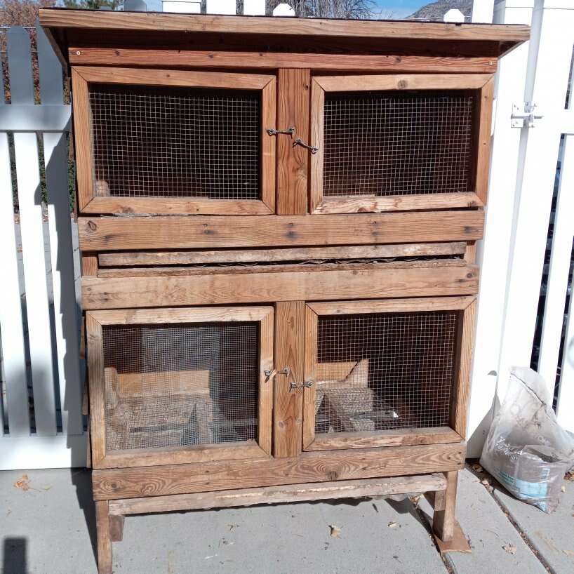 Double Rabbit Hutch Pets