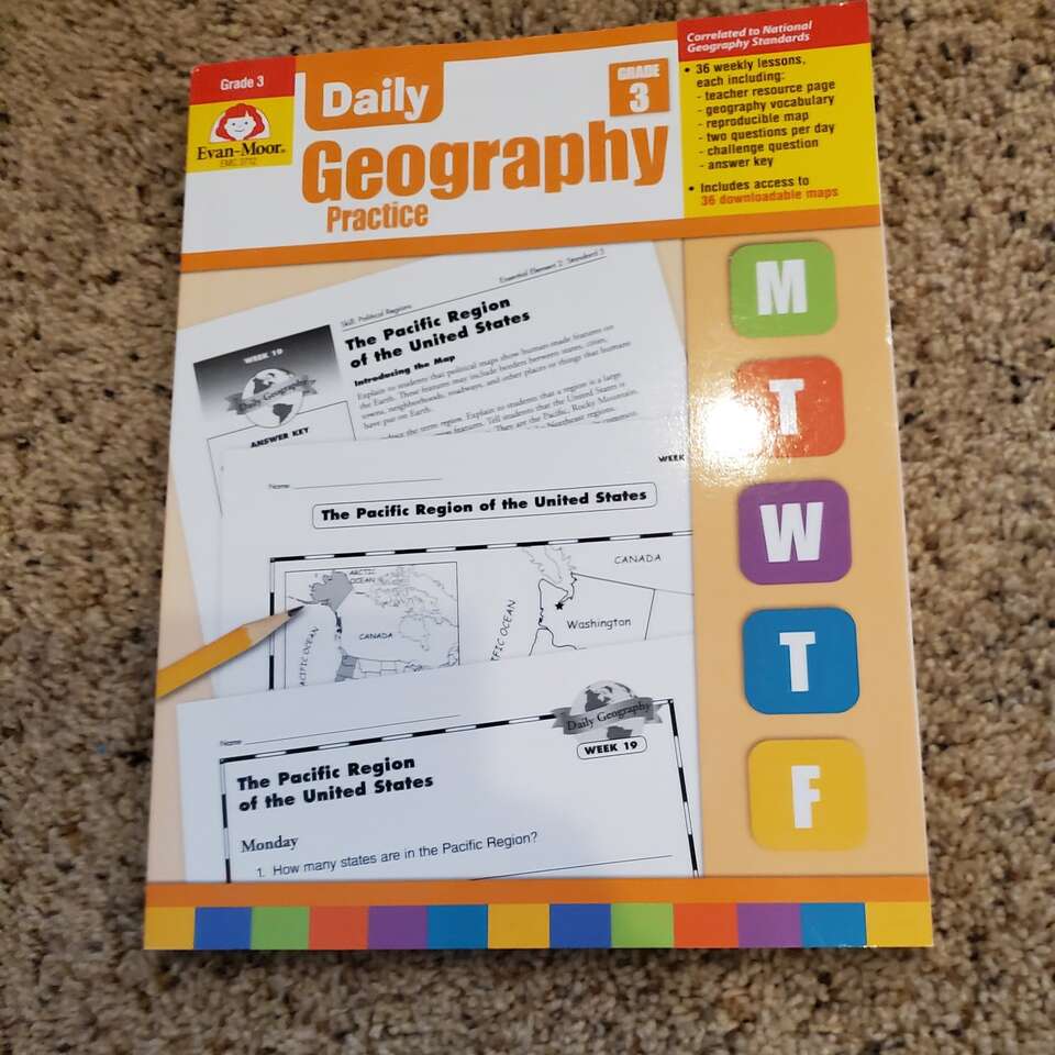 Evan-Moor Daily Geography Grade 3 Homeschool