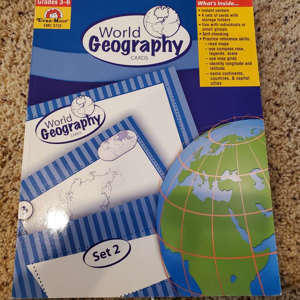 Geography Cards Homeschool