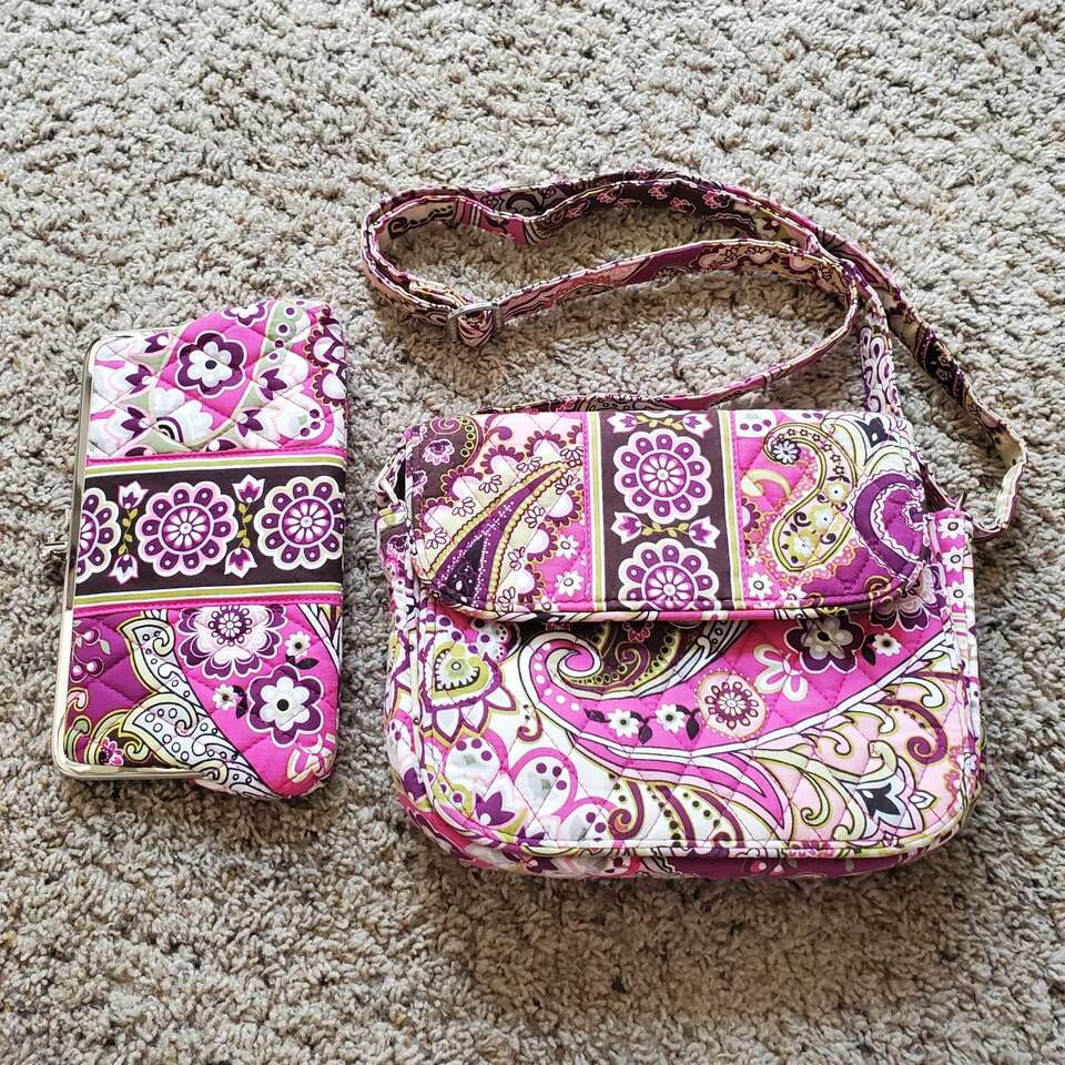 Vera Bradley Purse and Wallet Set