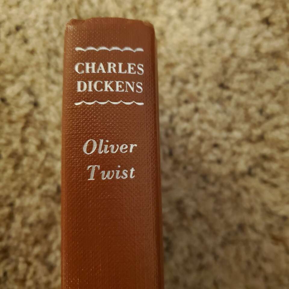 Hardcover Vintage Oliver Twist by Dickens Book