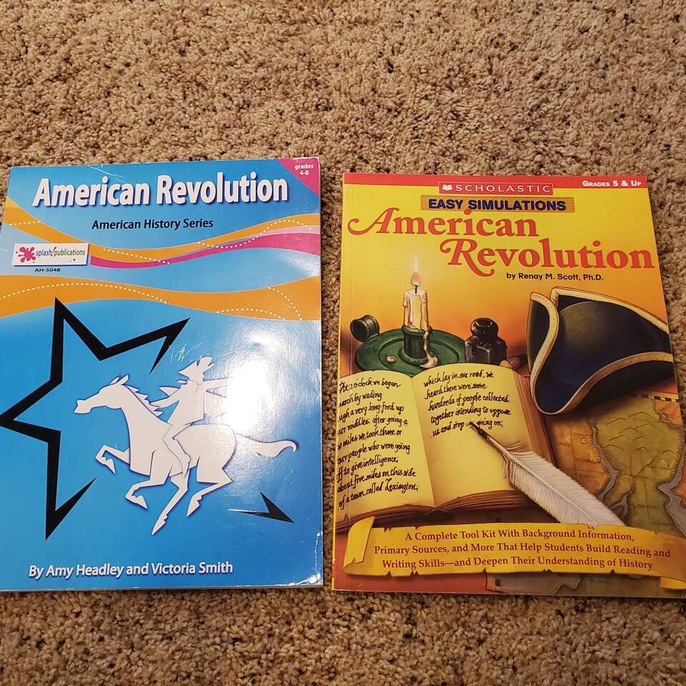 American Revolution History Workbooks Homeschool