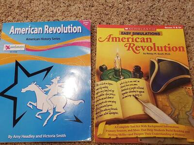American Revolution History Workbooks Homeschool
