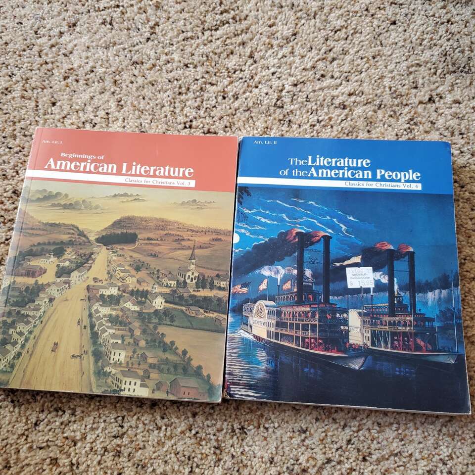 A Beka American Literature Books Homeschool