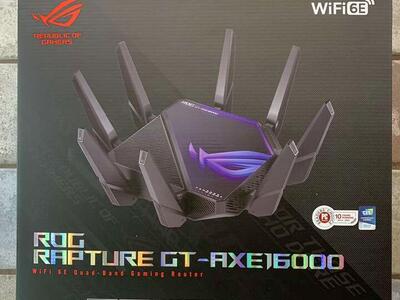 ASUS ROG Rapture (GT-AXE11000) WiFi 6E 2.5G Router