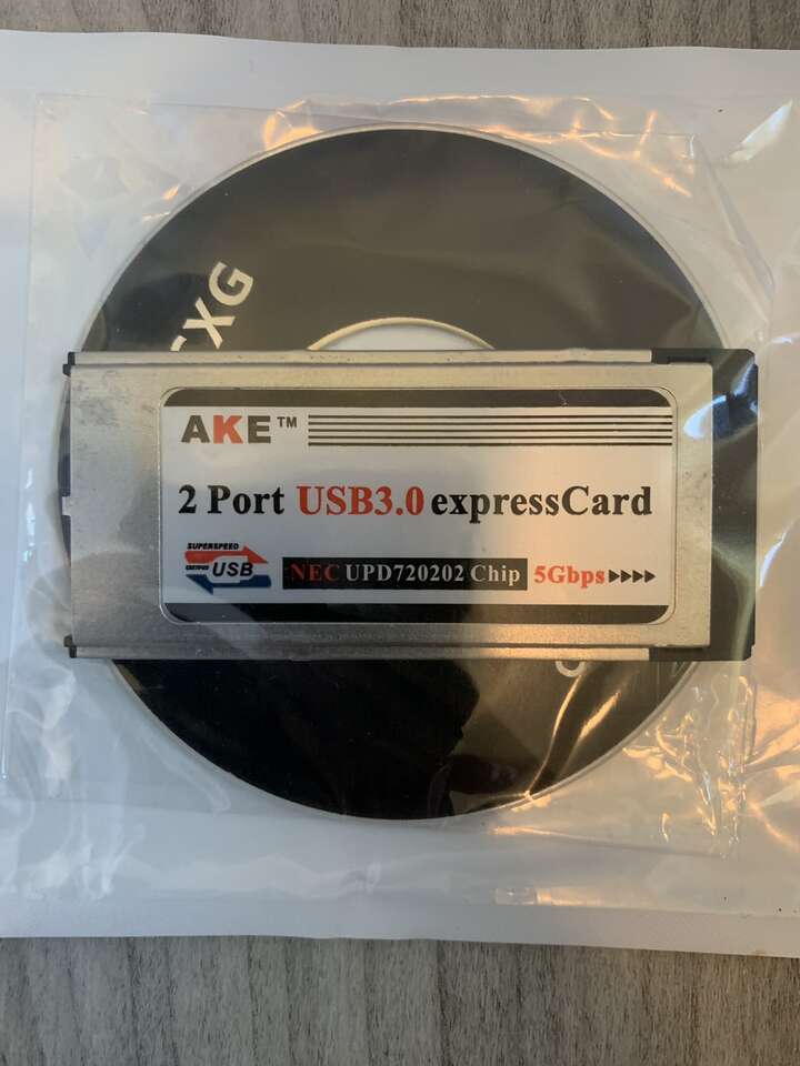 Macbook Pro 1517 2 Port USB 3.0 Expresscard 34mm