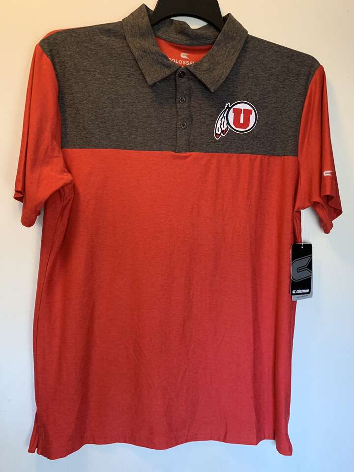 [New] U of U Short Sleeve Collar Shirt (Size M)