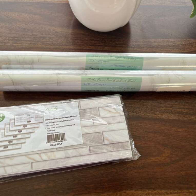 Peel & Stick, Brick & Marble Stickers