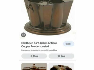 New copper wine/Martinelli/bottle cooler