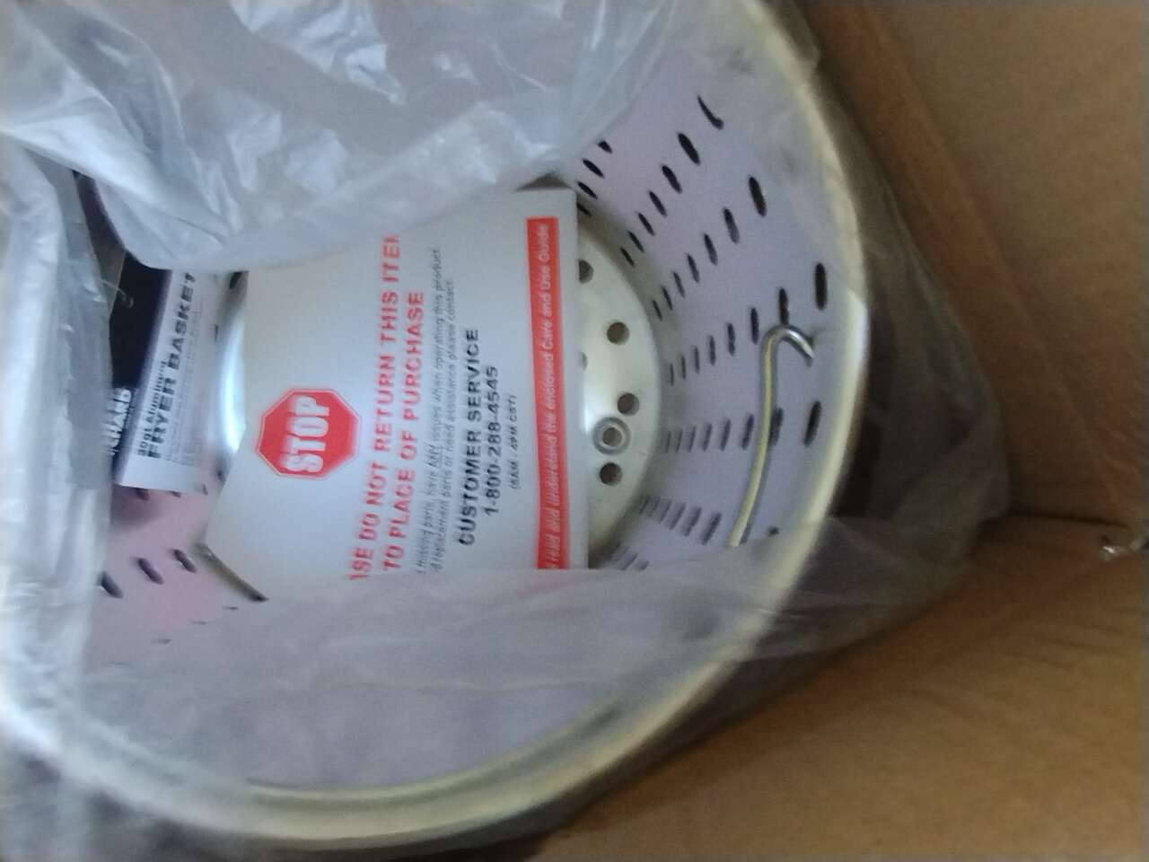 Fryer basket new in box $15 $25 on Amazon