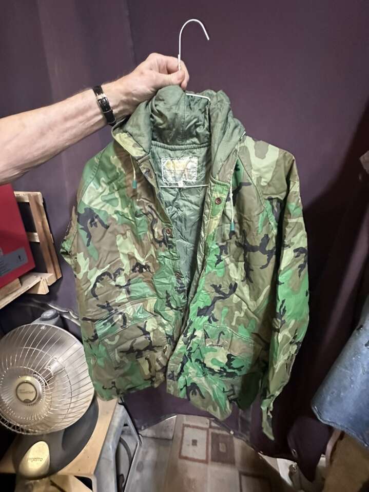 Camo Insulated Rain Jacket