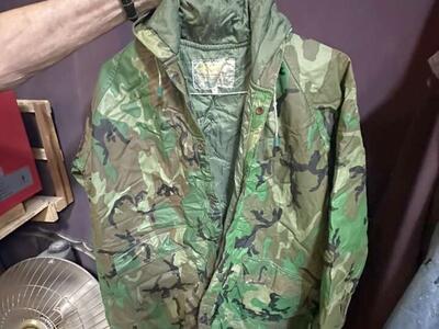 Camo Insulated Rain Jacket