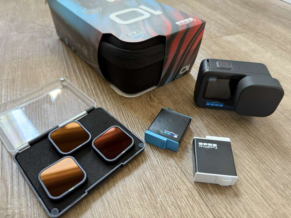 Gopro hero 10 Black + Max Lens Mod & ND Filters
