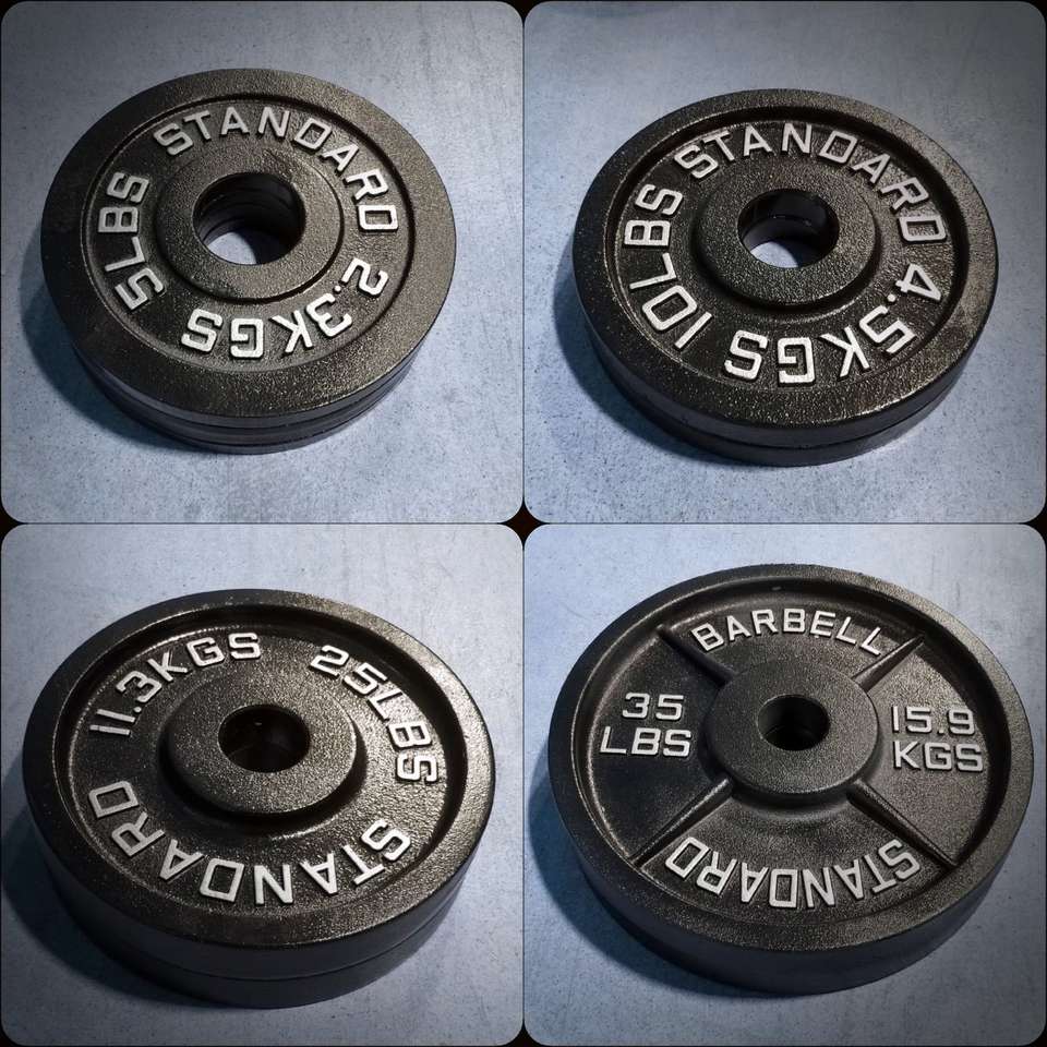 165LB Olympic Plates Perfect Starter Set NEW *opm*