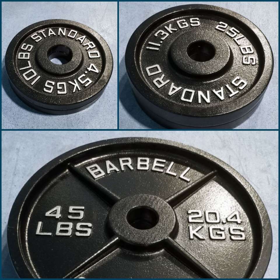 Pair 45 25 10LB Olympic Plates