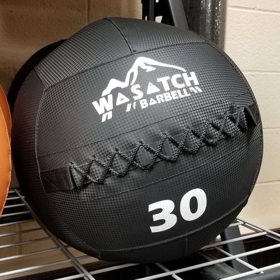 30# Pro *Anti-Slip* Wall Ball Wasatch Pro Fitness
