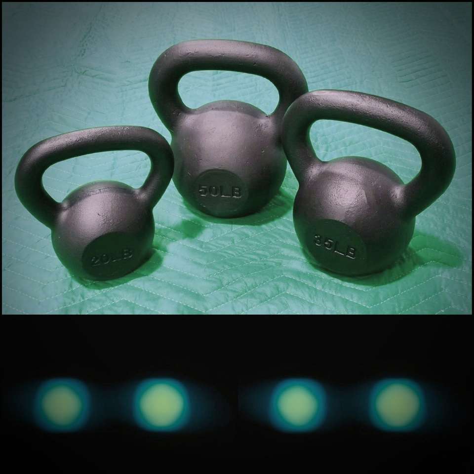 3PC 20*35*50# Premium Kettlebell Set MattBlack*kbp