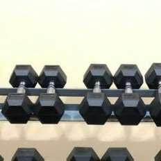 Pair of 15 & 25 LB Dumbbells - New & Boxed