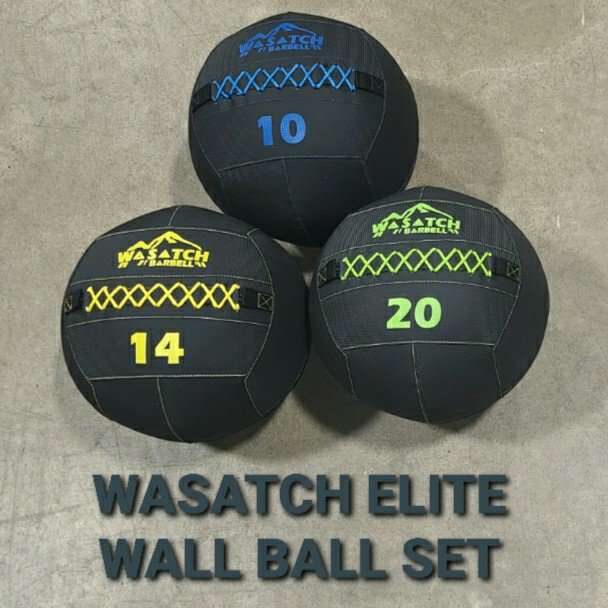 Pro-Grade Color Coded Wall Ball Set Wasatch Elite