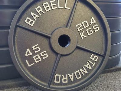 New 45LB Pair of Standard Olympic Plates *OPMK*