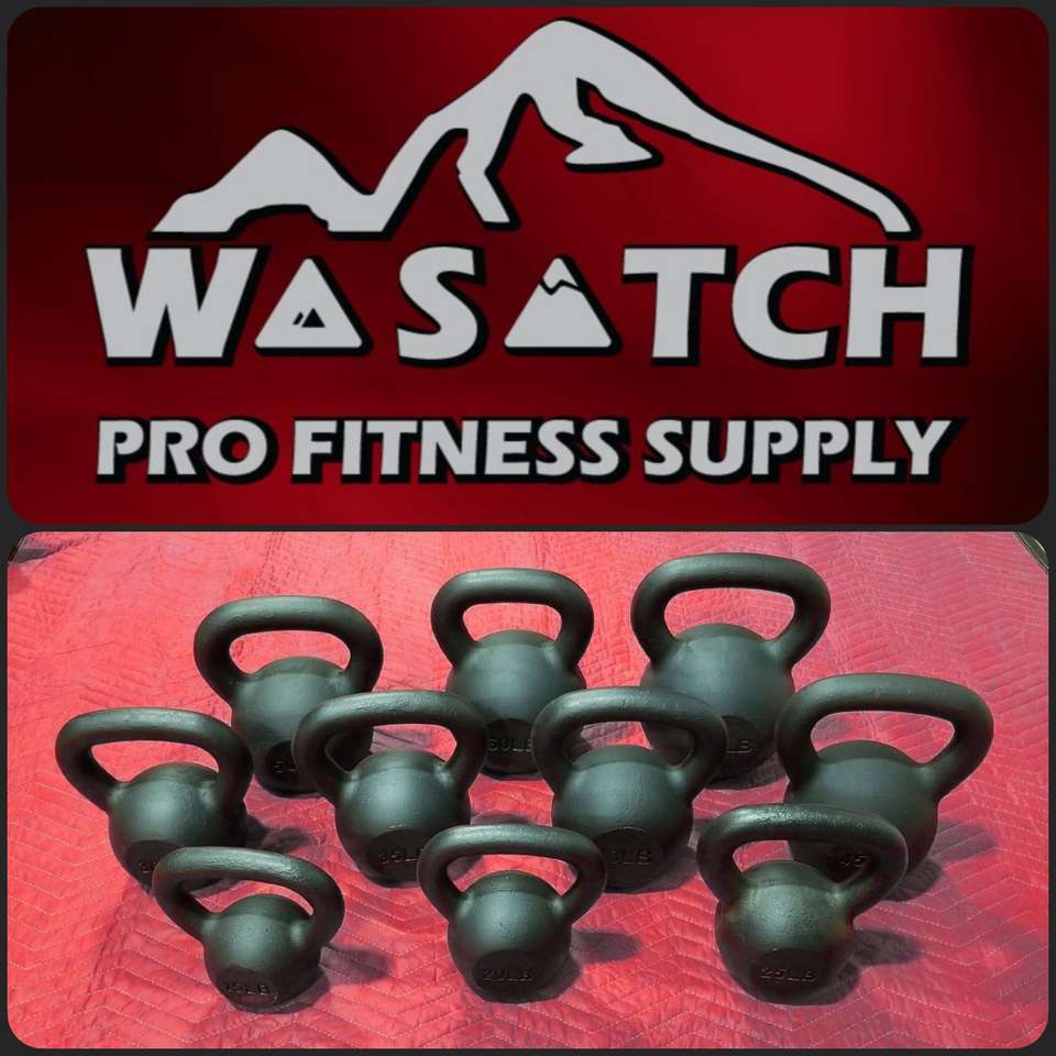 20-70# Premium Kettlebell Set Matte Black *kbp