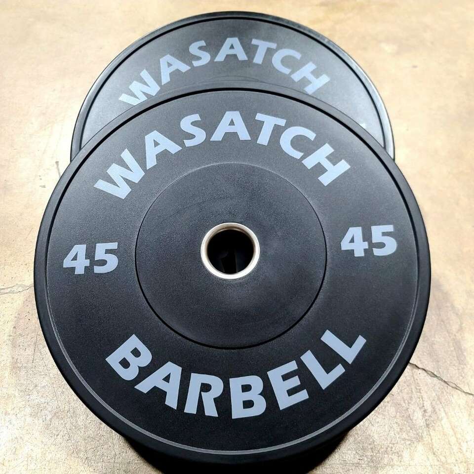 Wasatch Super Bumper Plates - 45LB Pair *BPSK*