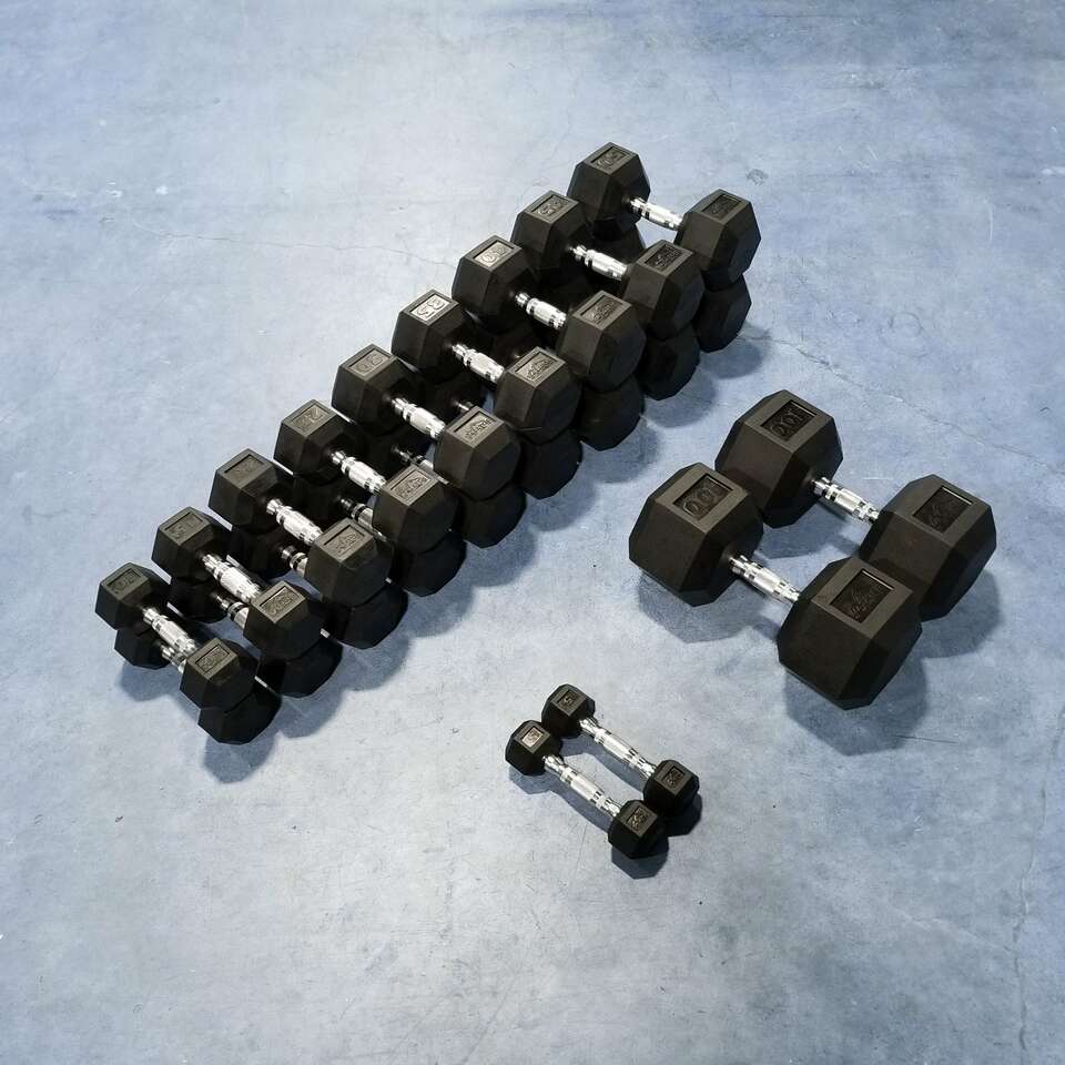 Wasatch Pro Hex Series 10-50 Set of Dumbbells